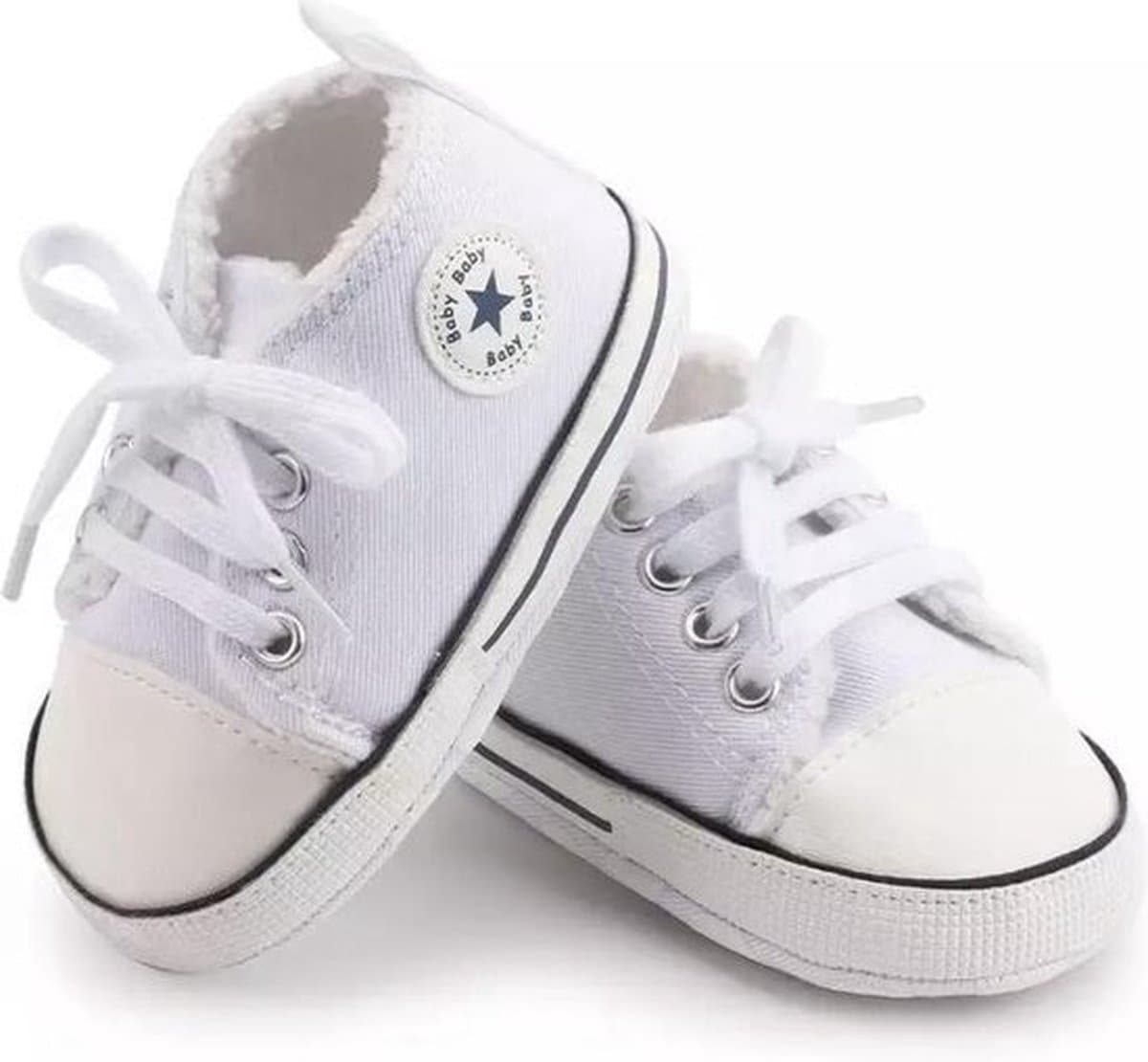 Baby Schoenen - Pasgeboren Babyschoenen - Meisjes/jongens - Eerste Baby Schoentjes 6-12 maanden - Maat 18 - Baby slofjes 12cm (EAN: 7446032926926)