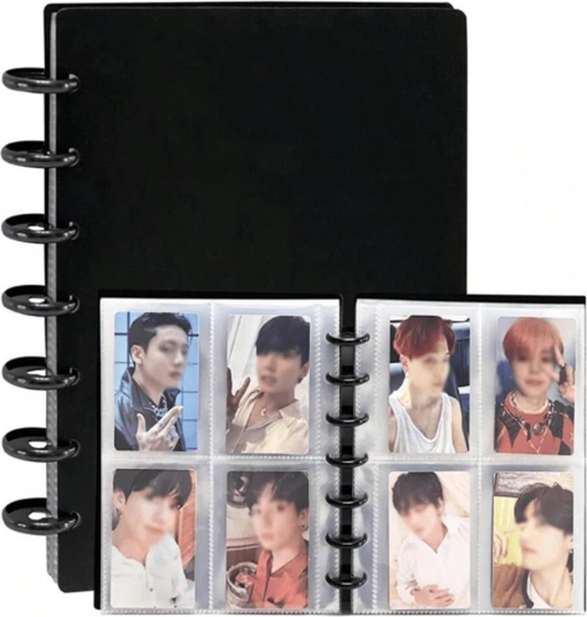 S&E Kpop Fotokaart Map – 20 Vakken - Zwart - A5 Fotoalbum voor 3 Inch Kaarten - DIY (EAN: 5407012300893): Eindelijk een plek voor al die kaartjes zonder chaos