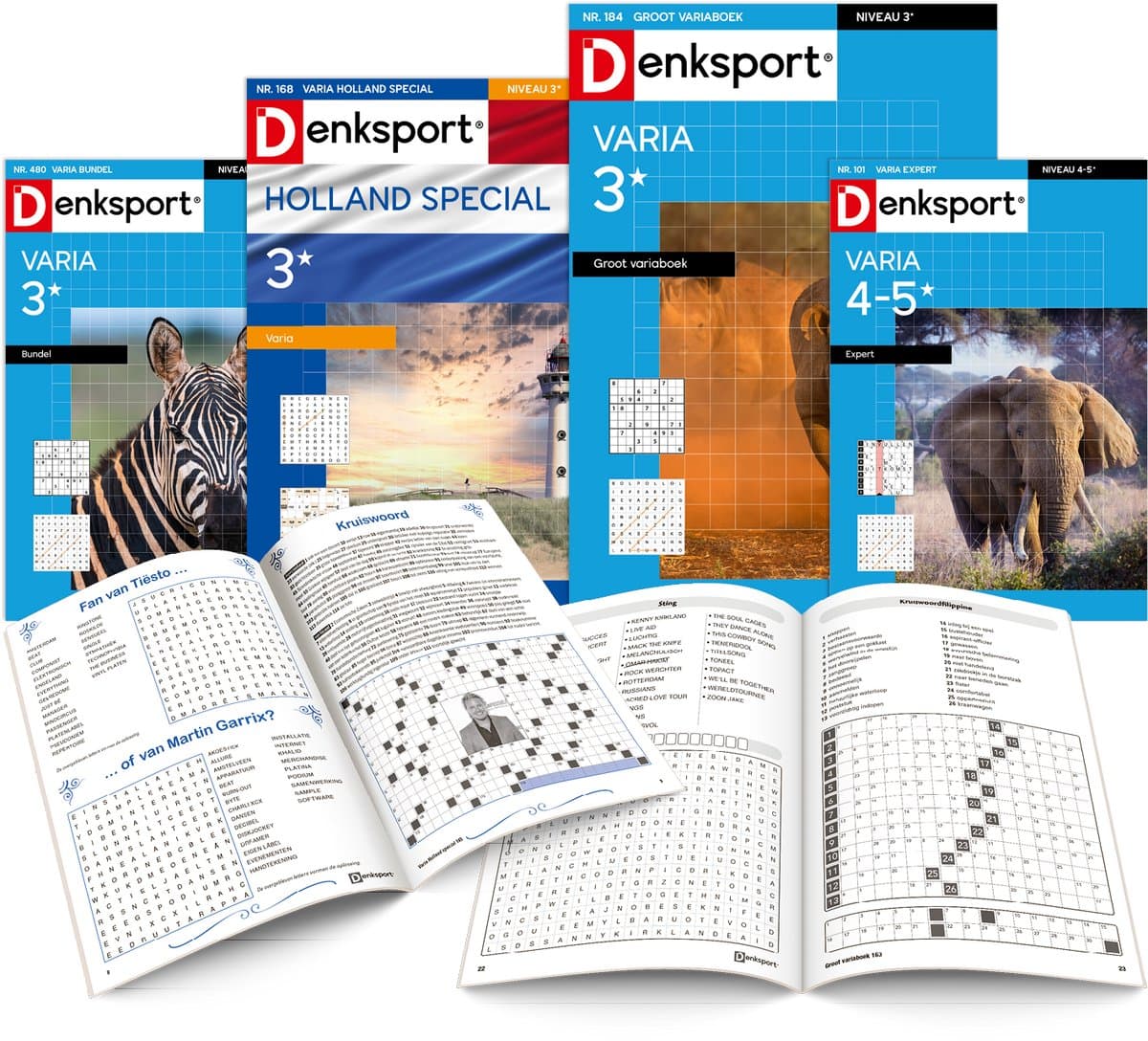 Denksport Varia puzzelboek pakket nr. 14 (EAN: 8710835879017)