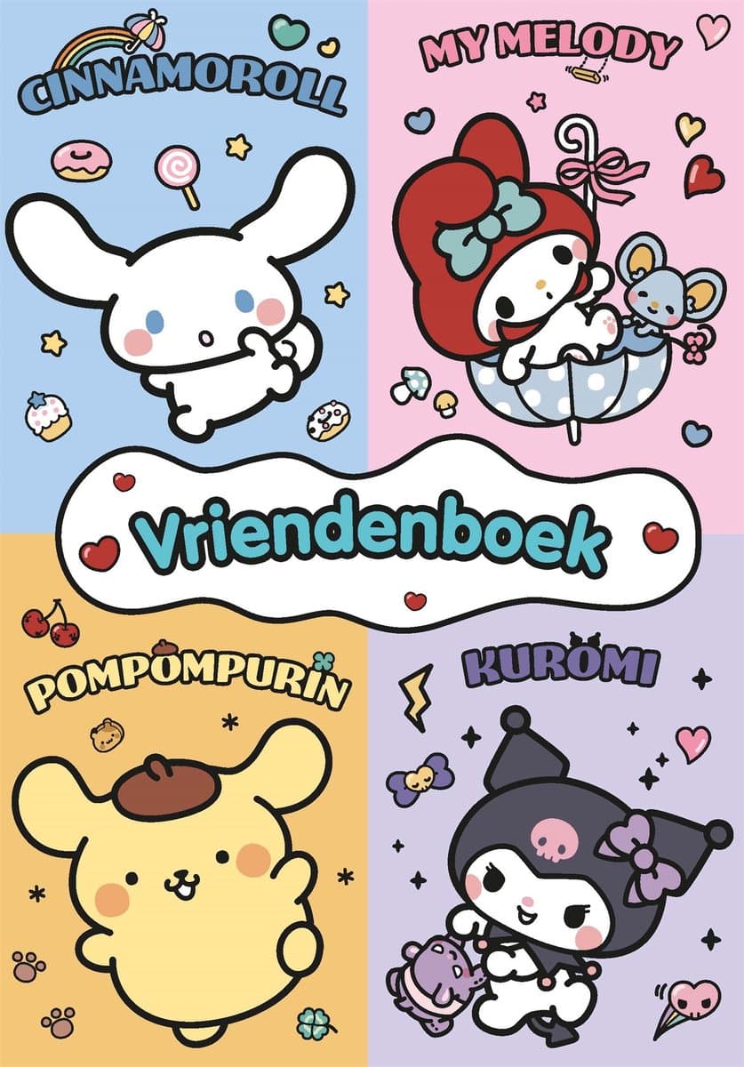 Cinnamoroll & vriendjes - Vriendenboekje (EAN: 9789047888123)