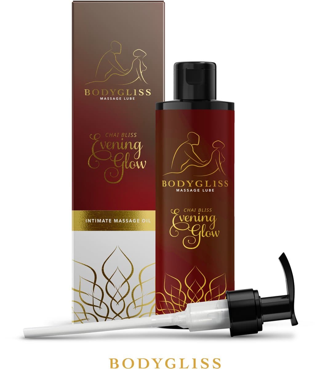 Bodygliss Massageolie Chai Bliss - 150 ml (EAN: 6019915853834): Geen heisa, wél een warme omhelzing