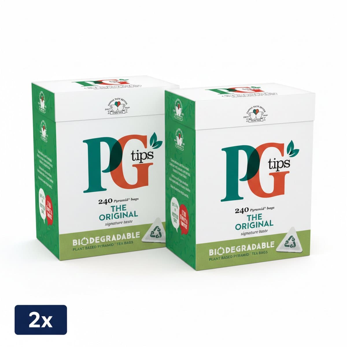 2 x PG Tips Zwarte Thee – Klassieke Engelse Thee – 240st. (EAN: 8720608036950): Een unieke ervaring