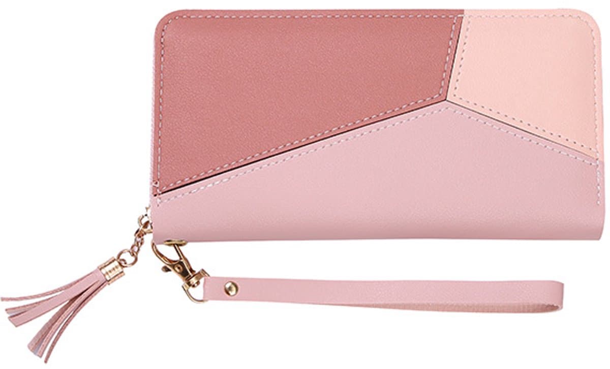 Dames portemonnee - Damesportemonnee met ritssluiting en telefoonvak - Portefeuille dames - Meerdere vakken en compartimenten - Portemonnee dames leer – Cadeau - Roze - LOUZIR (EAN: 8721352995845): Wat de Community Al Vertelt…