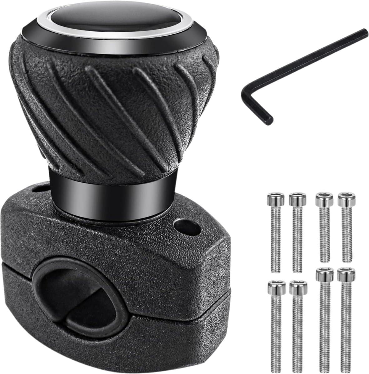 Universele stuurknop spinner, ideaal voor: tractor, stuurwiel, draaiknop, stuurhulp, universeel stuurwiel, draaiknop voor auto, vrachtwagen, vorkheftruck enz., zwart (EAN: 8721189355553): Wat maakt deze spinner zo bijzonder
