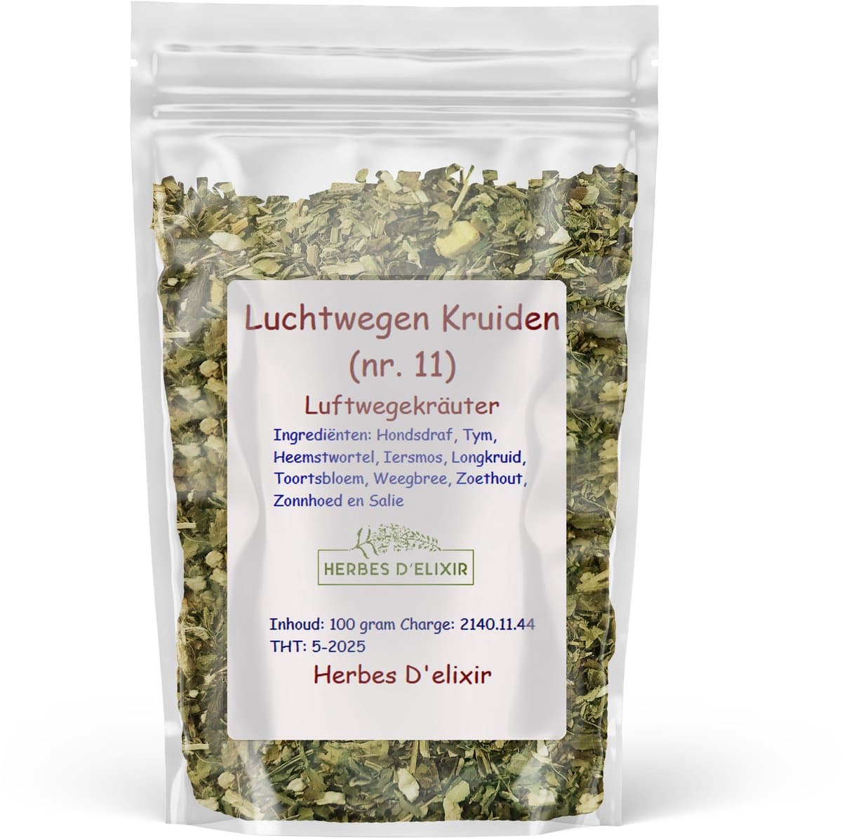 Herbes D'elixir Luchtwegen Kruiden - Kruidenthee 100 Gram - Losse Thee (EAN: 8720618452399): Waarom ik het probeerde