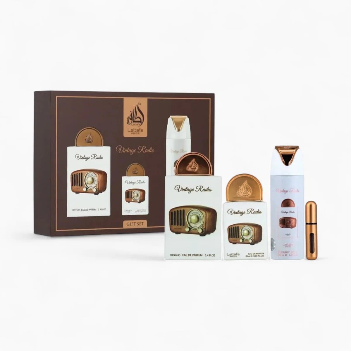 Lattafa - Pride Vintage Radio Eau de Parfum Giftset (EAN: 6290362346593)