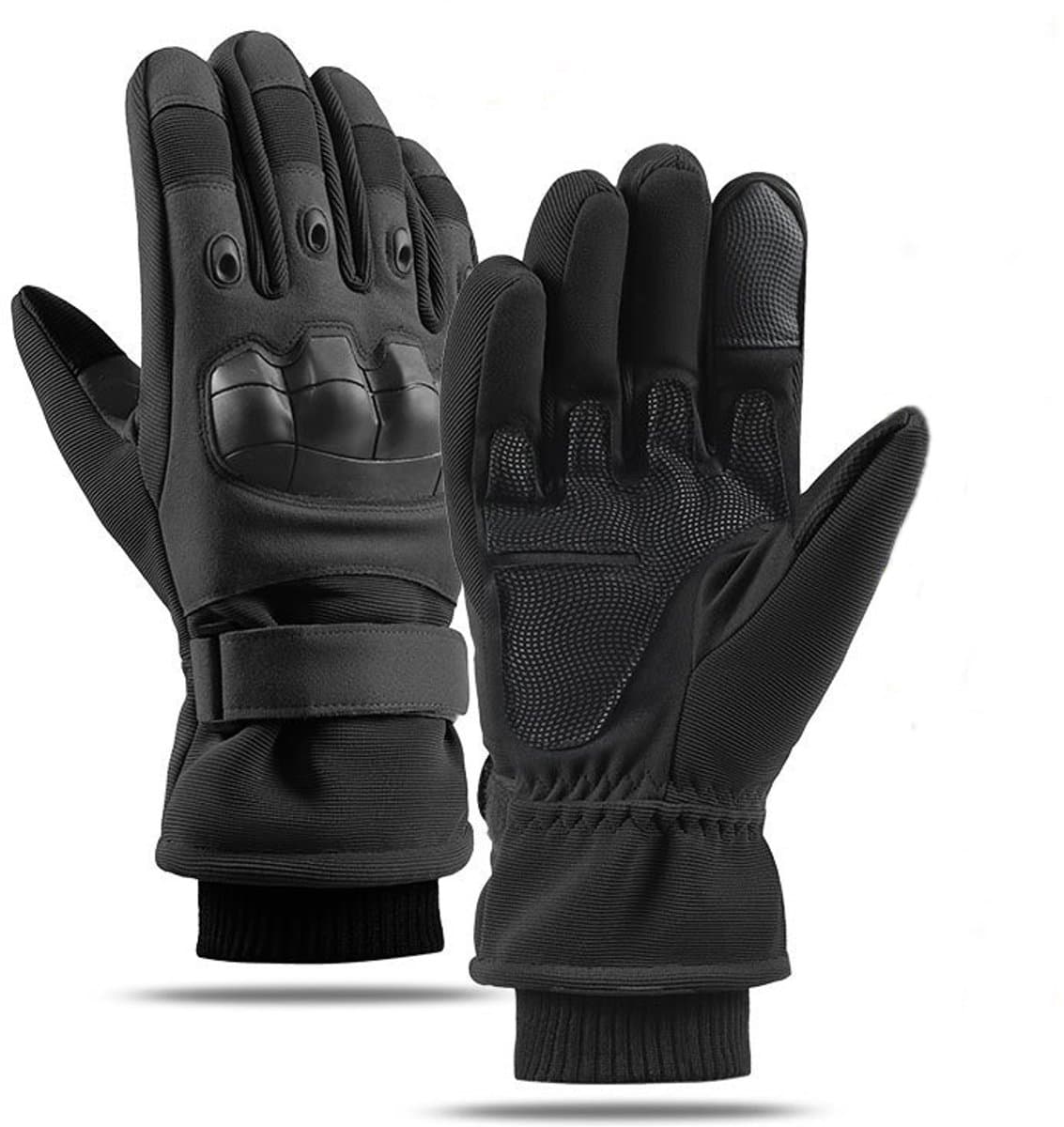 Motorhandschoenen Heren – Motorhandschoenen - Warme Winterhandschoenen Met Touchscreen En Harde Beschermhoes – Antislip Fiets- En Motorrijhandschoenen Voor Buitenactiviteiten En Dagelijks Gebruik - Zwart - XL (EAN: 4070751115472): **Waarom ik deze...
