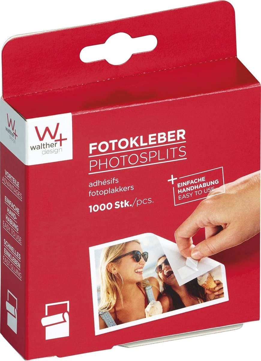 Walther Design FT015TA - Fototape - Zelfklevend - 1.000 stuks (EAN: 4004122102174)