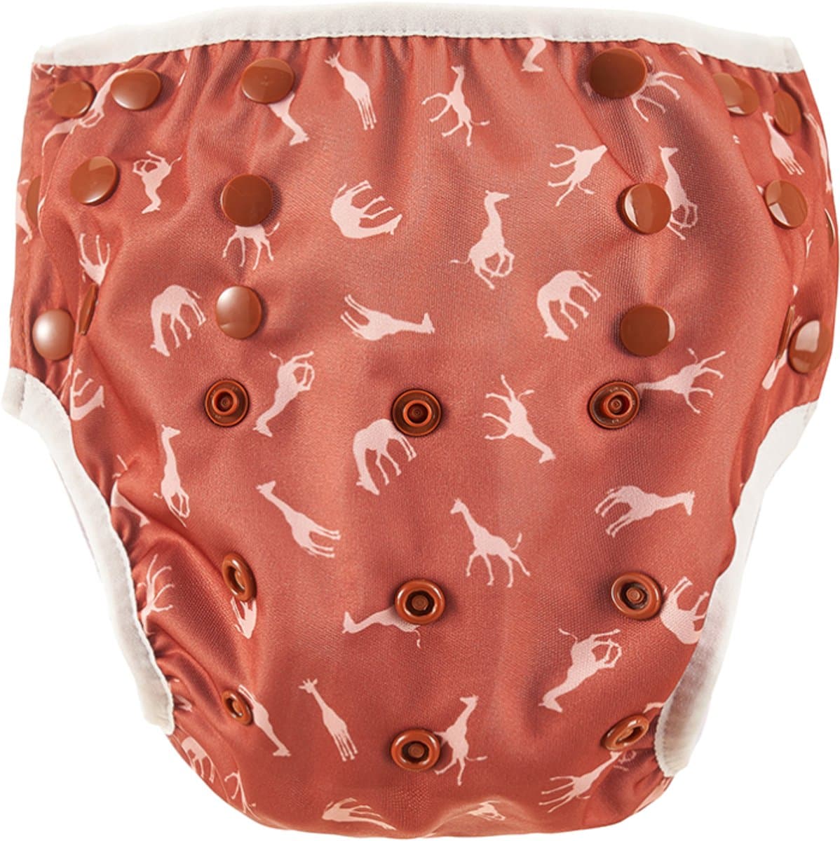 HappyBear | Zwemluier - Savanna | 0-3 jaar | Wasbaar | Licht en compact - handig voor op reis | Goede pasvorm door elastische sluiting (EAN: 8720589331617)