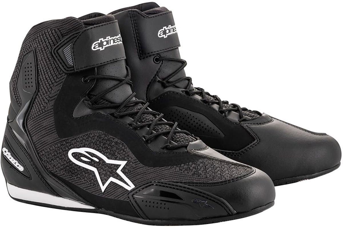 Alpinestars Faster-3 Rideknit Zwart Zilver Felrood Motorschoenen - Maat - Laars (EAN: 8033637964454): Eerste indruk alsof je schoen al een leven lang meeloopt