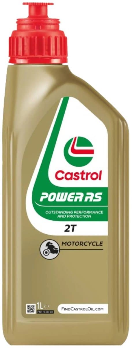 Castrol Power RS 2T - 100% synthetische olie voor 2-takt motorfietsen - 1L (EAN: 4008177188701)