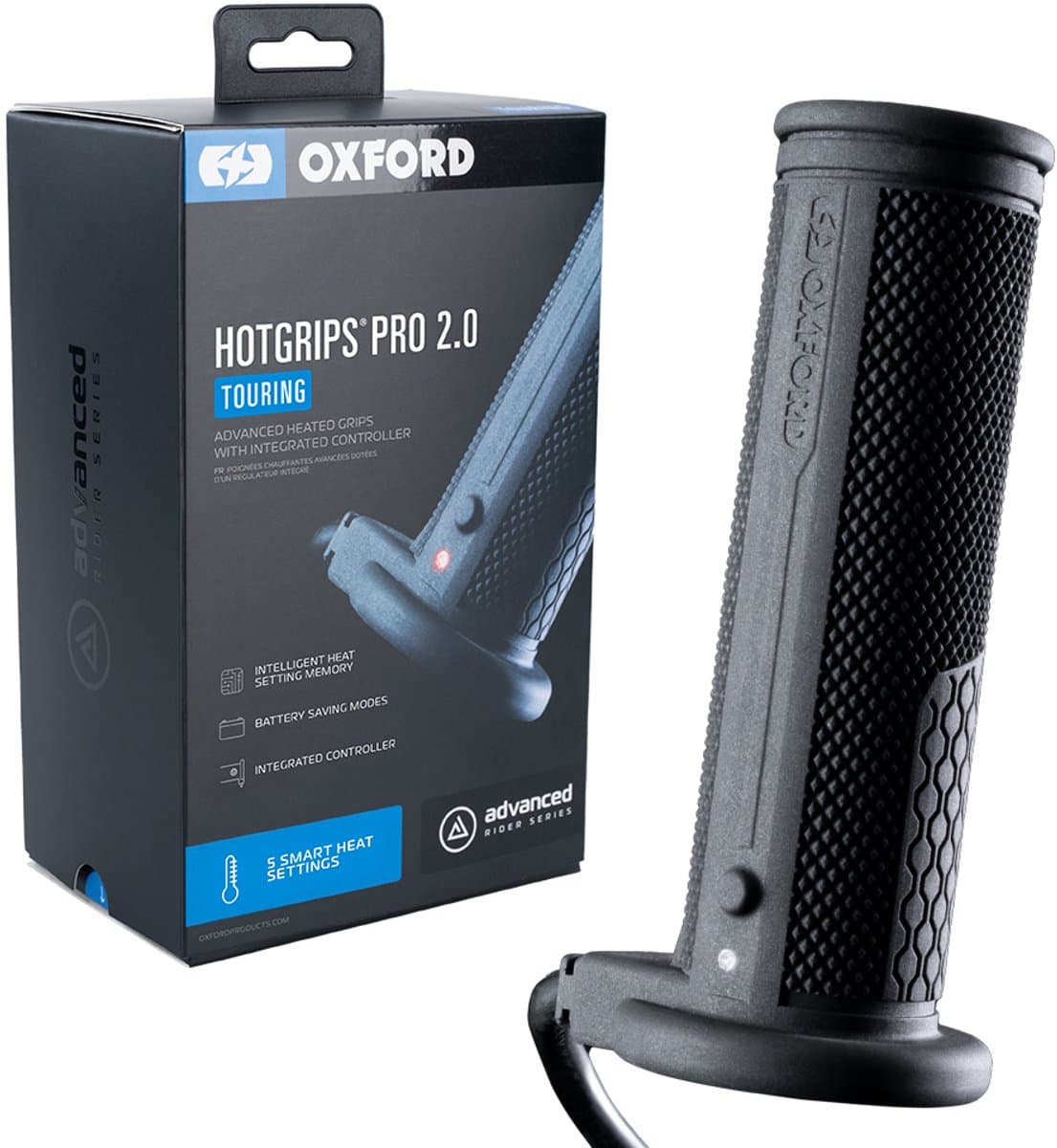 Oxford Hotgrips-Pro 2.0 Touring – Handvatverwarming met ingebouwde Bediening - thermostaat regeling! - 5 standen – tot wel 55 graden! – verwarmde handvatten voor de motor (EAN: 5030009457296): Waarom ik dit product testte