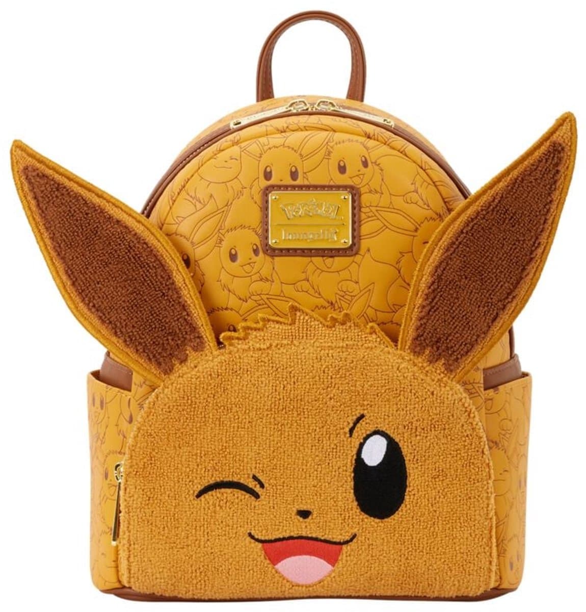 Pokémon Loungefly - Eevee Dames Mini rugzak - lichtbruin - Standard (EAN: 0671803554269)