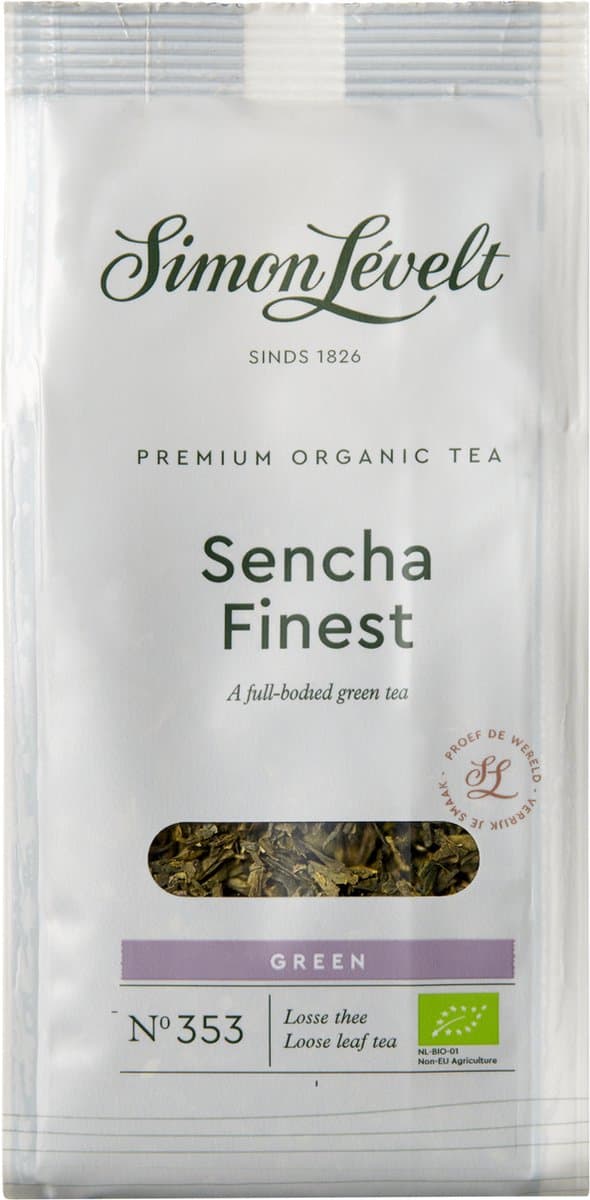 Simon Lévelt | Sencha Finest Premium Organic Tea - 90g losse thee (EAN: 8711138664133)