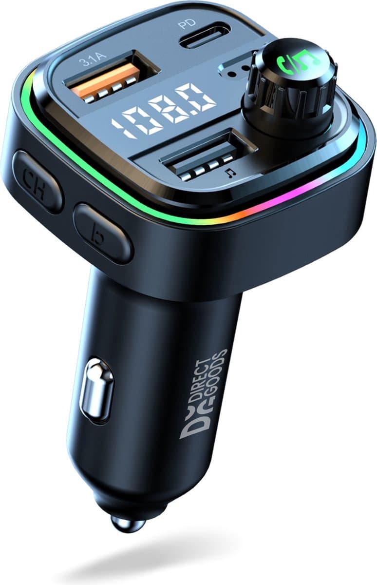 DirectGoods® FM Transmitter Bluetooth – Bluetooth Transmitter - USB-C Snellader - Carkit (EAN: 8720892033444): Wat zegt onze DIY‑community