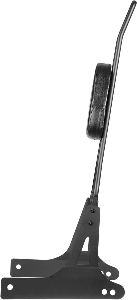 Afneembare motor-rugleuning (Sissybar), compatibel met Harley-Davidson Dyna – 73 cm hoog, zwarte rugsteun voor passagier. (EAN: 8721334205603)