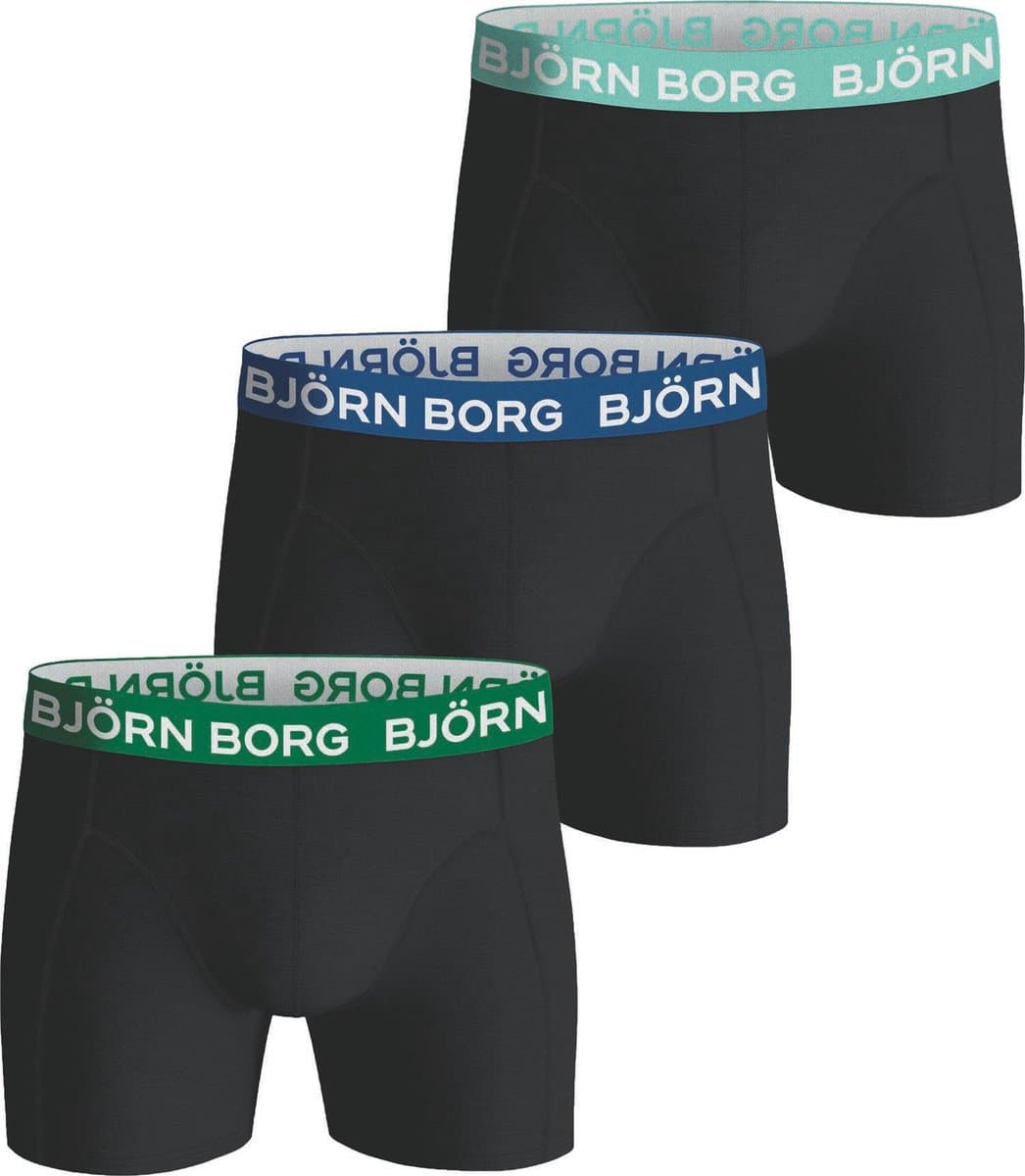 Björn Borg Cotton Stretch Heren Boxers (3-pack) - Multicolour - Maat L (EAN: 7321465383129)