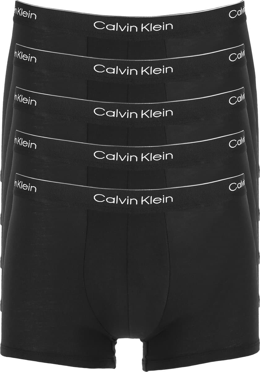 Calvin Klein - Heren Onderbroeken 5-Pack Icon Stretch Boxers - Zwart - Maat M (EAN: 8719849251468)