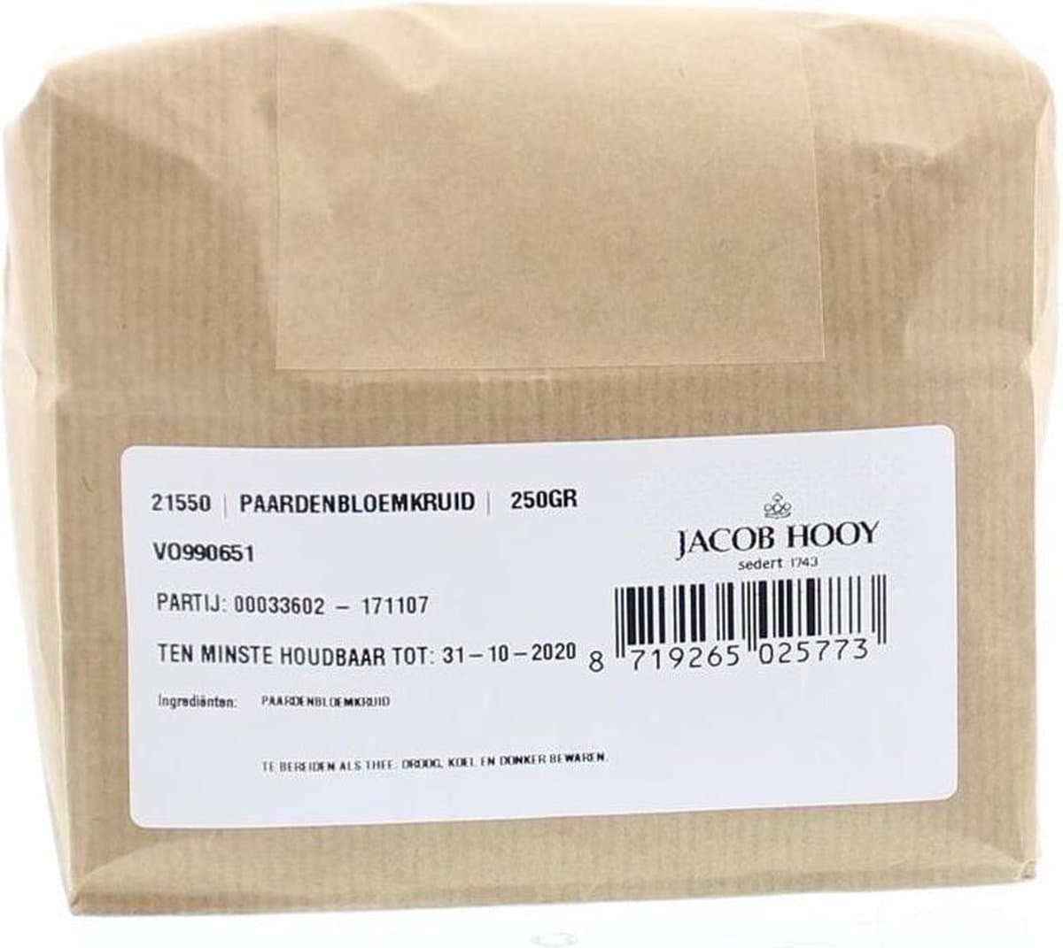 Jacob Hooy Paardebloemkruid 250 gr (EAN: 8719265025773): 🌿 Wat Zegt De Community