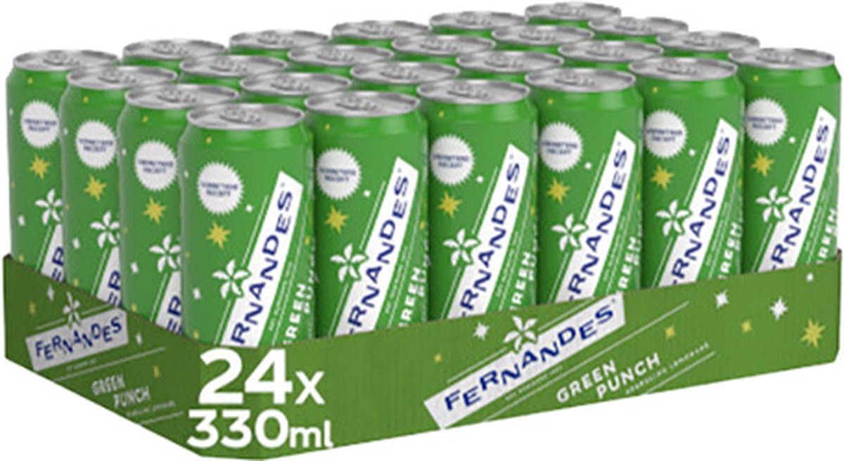 Tray Fernandes - Green Punch - 24x33cl (EAN: 8710642037310): Eerste indruk fris, krachtig en precies goed