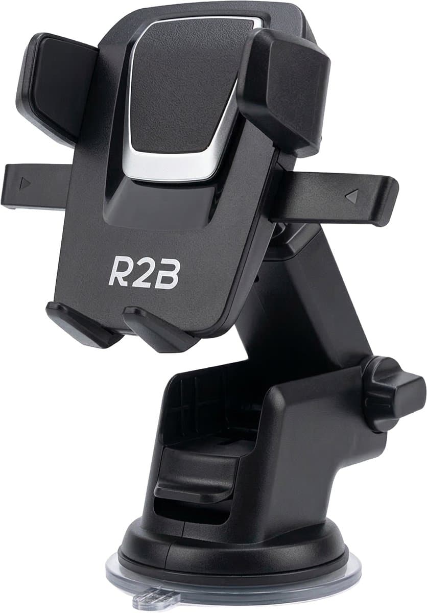 R2B Telefoonhouders Auto - Zuignap voor Raam/Dashboard - GSM Houder Auto - Autohouder - Telefoonhouder Auto - Mobiel Houder Auto - Telefoon Houder - Auto Telefoonhouder - Phone Holder Car (EAN: 8720165904235)