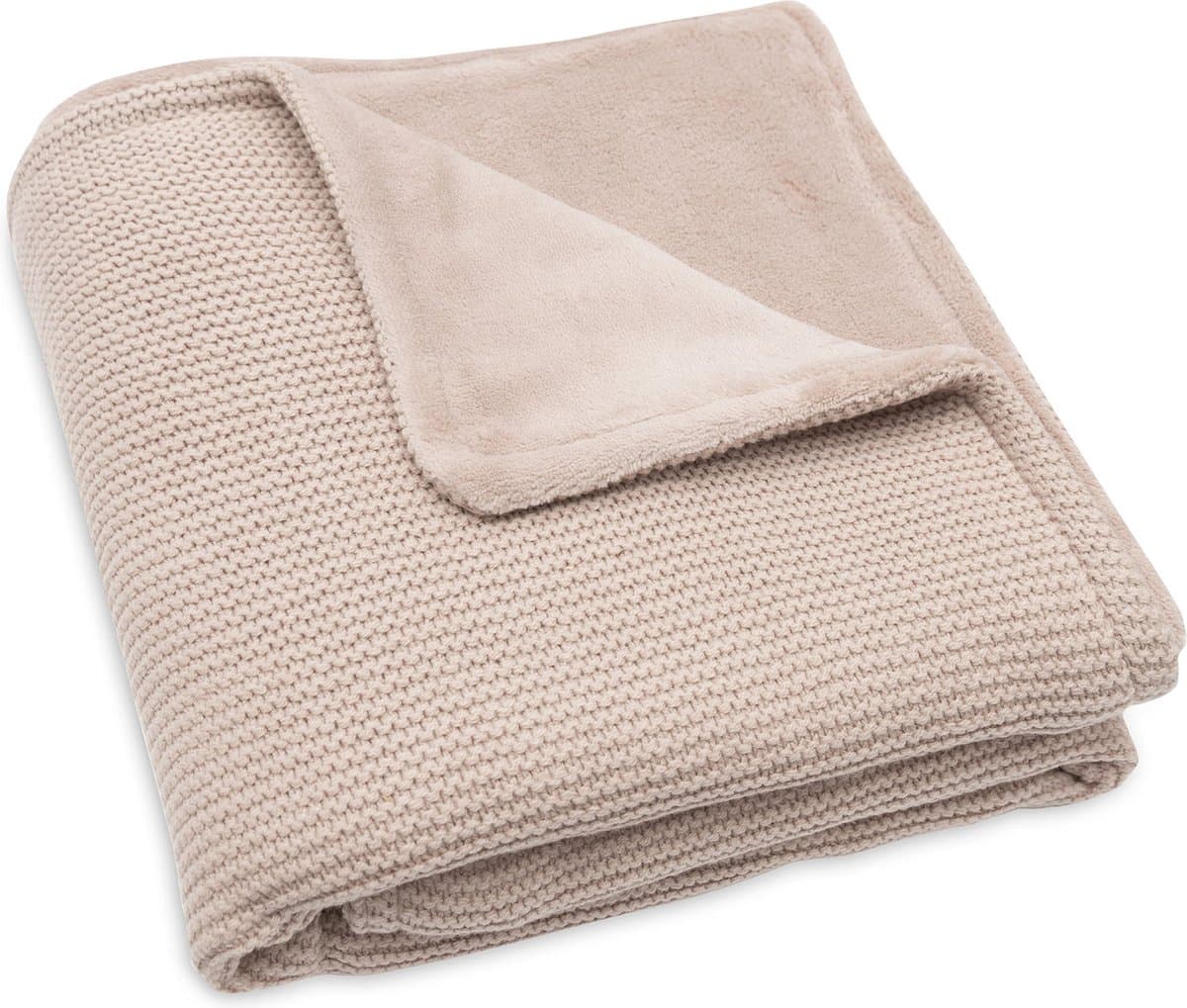 Jollein - Deken Wieg 75x100cm - Wiegdeken, Wiegdekentje, Dekentje Baby - Basic Knit - Basic Knit - Wild Rose/Fleece (EAN: 8717329377264): Wat anderen ervan vinden écht waarheid! 💬