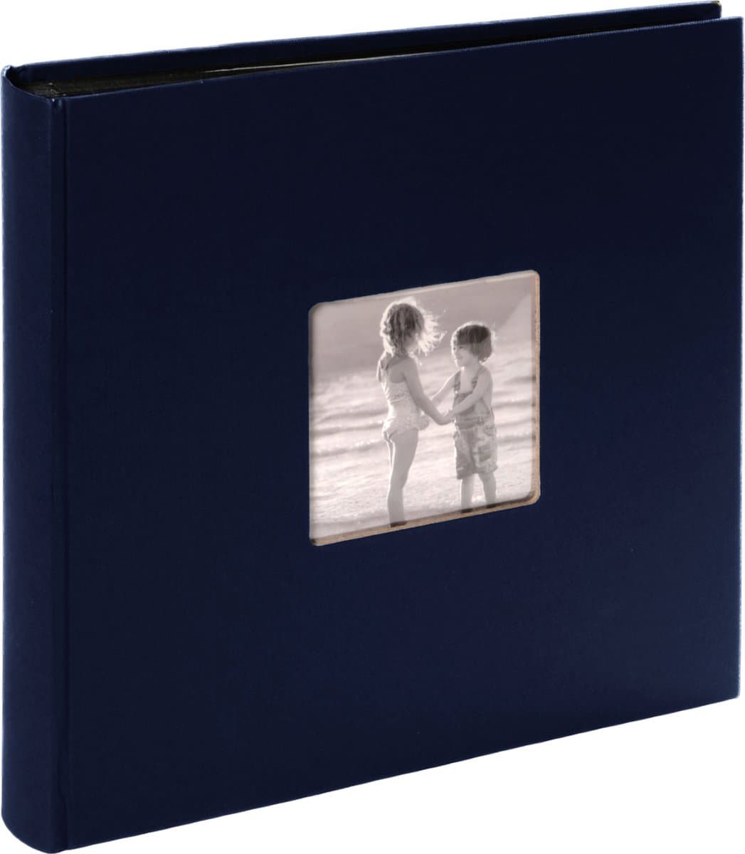 SecaDesign Fotoalbum Vita donker blauw - 30x30 - 100 zwarte pagina’s - Fotoboek plakalbum (EAN: 8719481049522): Wat maakt dit album zo bijzonder