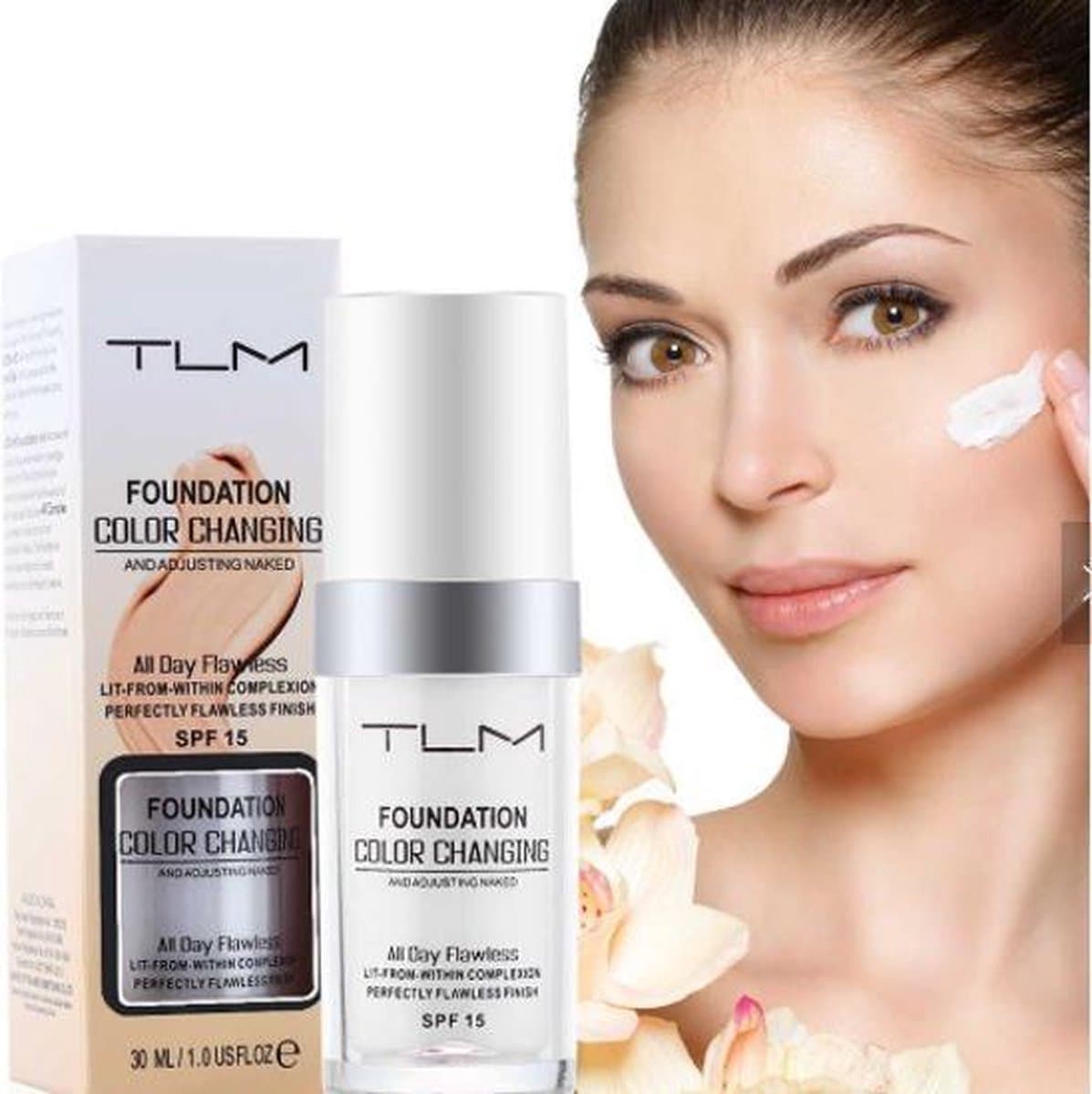 TLM Foundation® Kleurveranderende Foundation - Color Changing Foundation® (EAN: 7435112118115): Geen "plamuur", maar een natuurlijke look