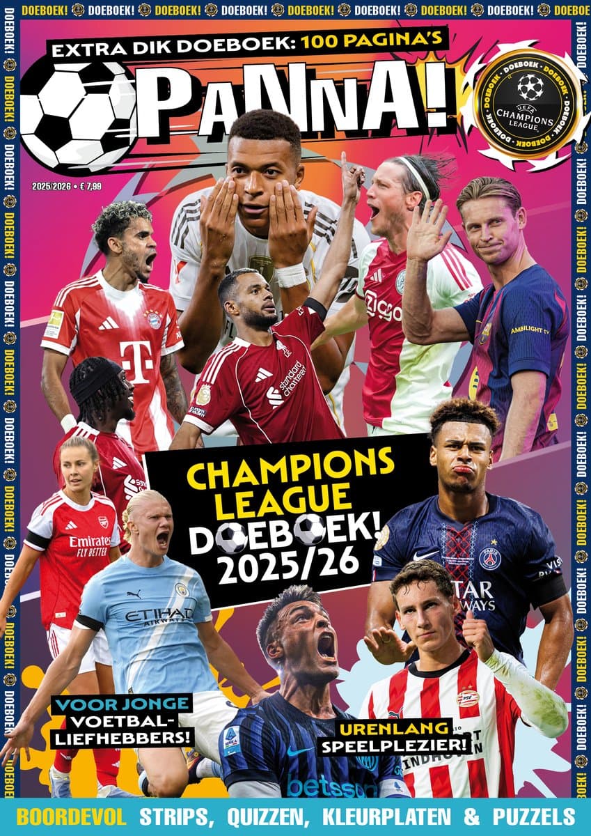 PANNA! Champions League Doeboek 2025/26 - Tijdschrift - Voetbal - Puzzelboek (EAN: 6095450538511): Waarom ik meteen naar dit boek greep