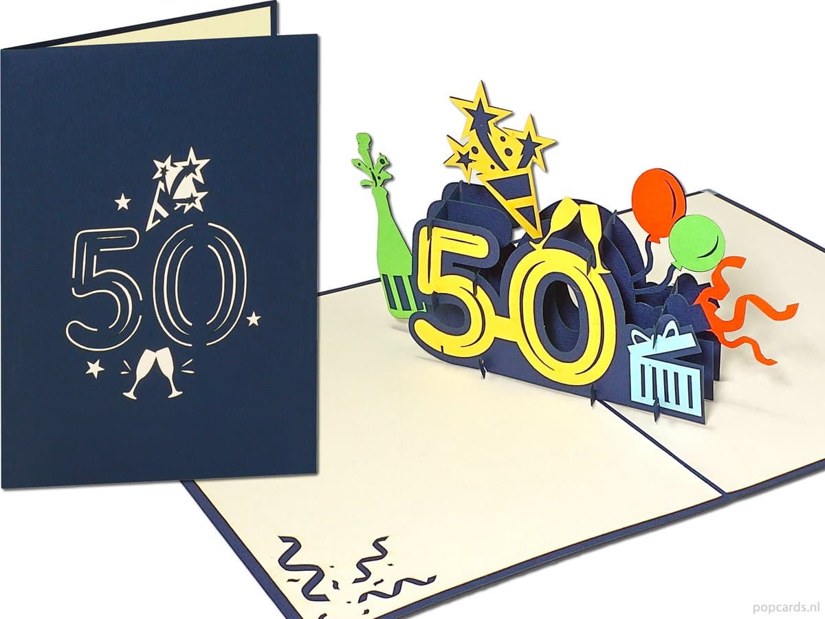 Popcards popupkaarten – Verjaardag Verjaardagskaart Jarig Jubileum 50 jaar Felicitatie pop-up kaart 3D wenskaart (EAN: 8945005026810): De community was er al over te spreken – maar ik wilde het zelf checken