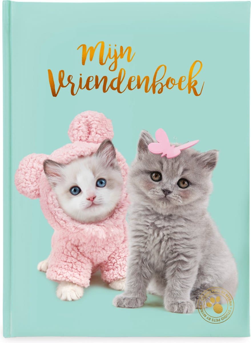 Studio Pets® katten vriendenboek – Ragdoll Mousie en Britse Langhaar Missy – vriendenboekje voor kinderen (EAN: 8717931969895)