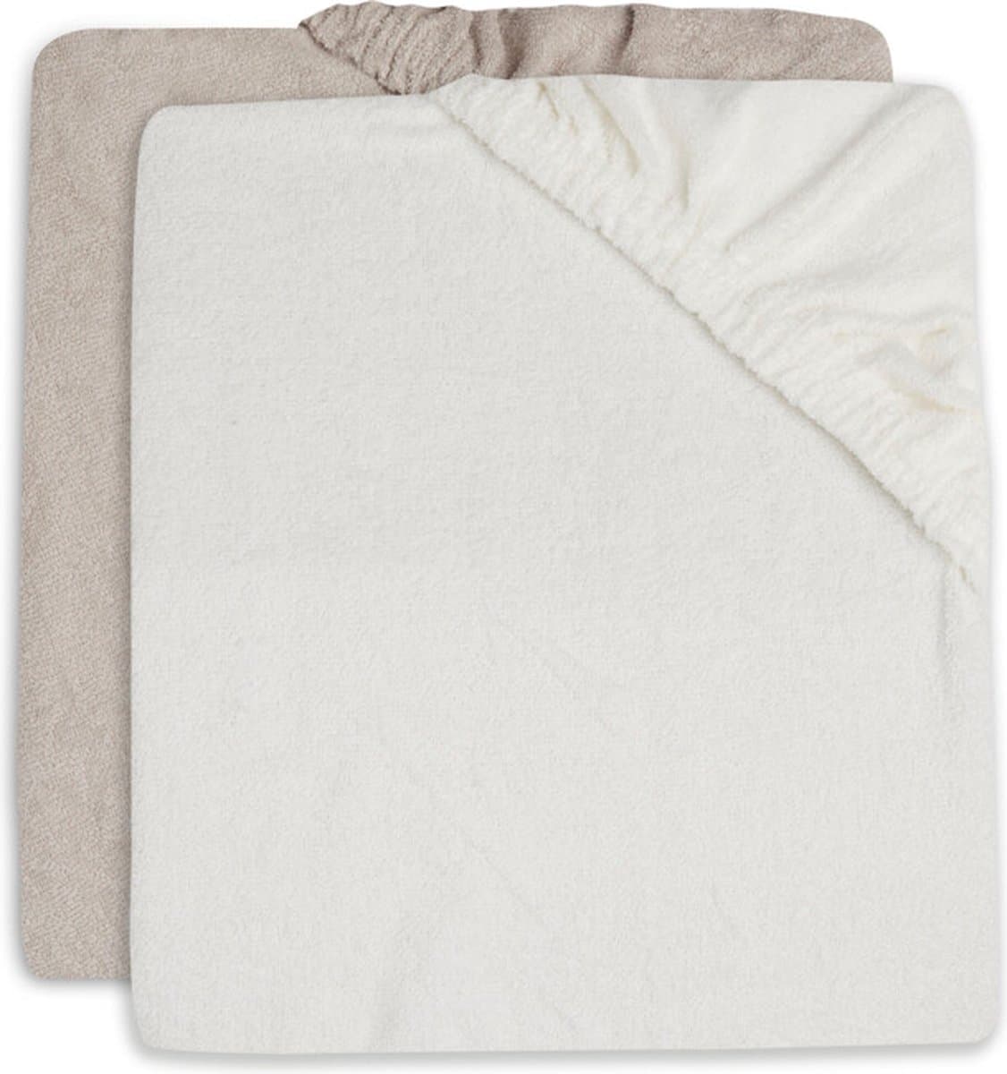 Jollein - Aankleedkussenhoes Badstof 50x70cm - Zachte Hoes Baby Aankleedkussen - Ivory/Nougat - 2 Stuks (EAN: 8717329368545): Wat is het precies