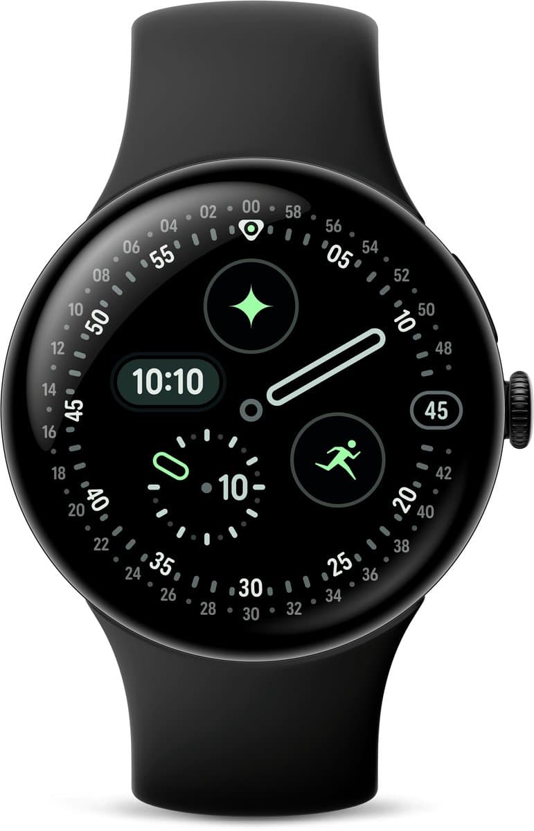 Google Pixel Watch 4 - Smartwatch - 45mm - WiFi -Black/Obsidian (EAN: 0840353931473): **De Eerste Impressie Een Elegante Stap naar de Moderne** 👣