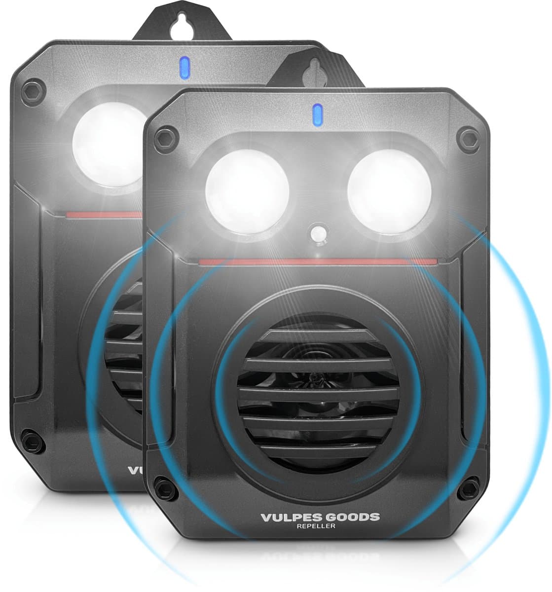 Vulpes Goods® Verjager Marterverjager PRO V3 – Ongedierteverjager - Steenmarter Verjager voor Outdoor Gebruik - 100% Waterdicht - Draadloos & Oplaadbaar - 2 Stuks (EAN: 8720648259852): **Wat is dit voor een slimme trucje**