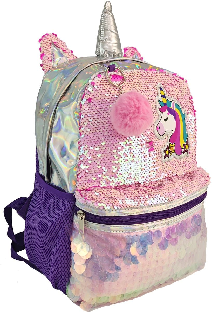 Schooltas - Rugzak Meisje - Unicorn Tas - Eenhoorn - Roze Rugtas - Paarden - Rugtas Kind - Gymtas - Kado Meisje (EAN: 8720892768407)