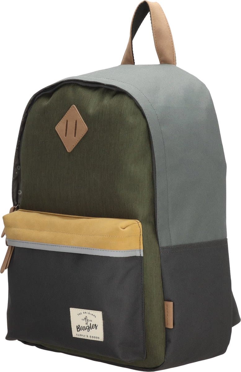 Beagles Originals Mulit Color Rugzak - School Tas - Rugtas - Kinderrugzak - 6-10 Jaar - Tablet Vak - Chromebook Vak - Grijs (EAN: 8720673058796): ✨ Allereerste indruk hip, fleurig én robuust