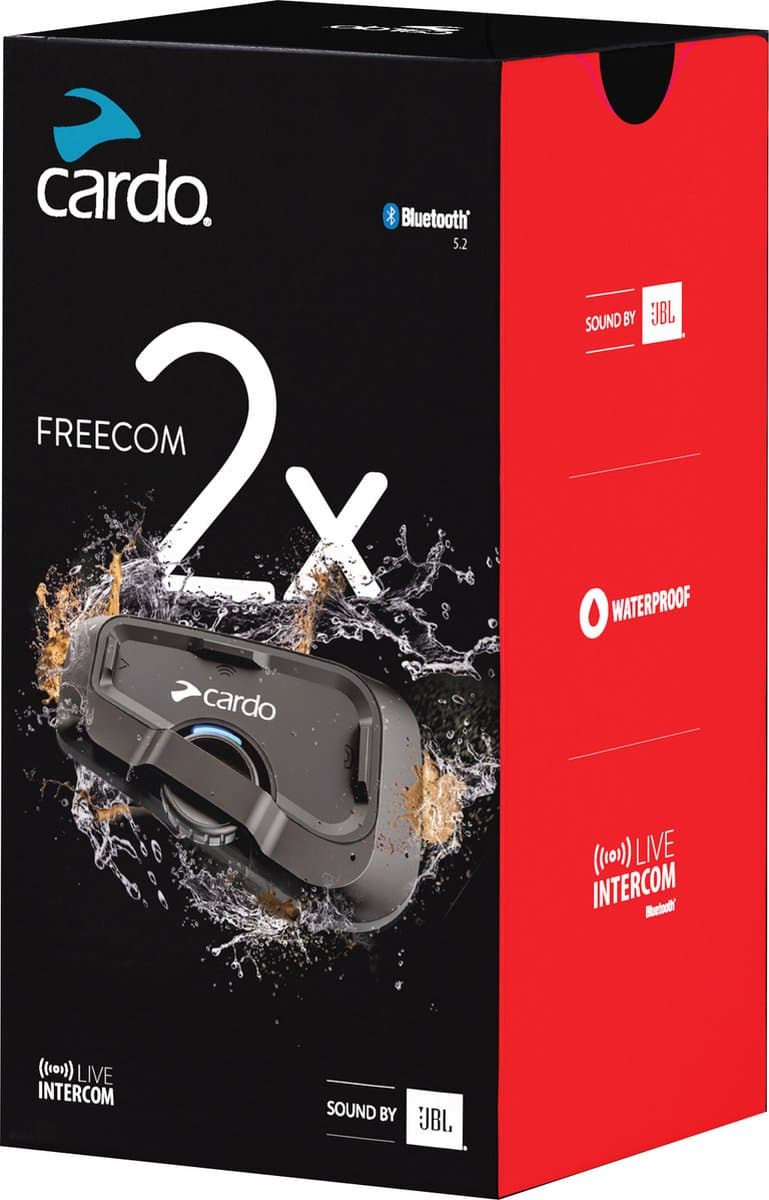 Cardo Systems Freecom 2X Single - Bluetooth communicatiesysteem - JBL speakers (EAN: 0828831843029)