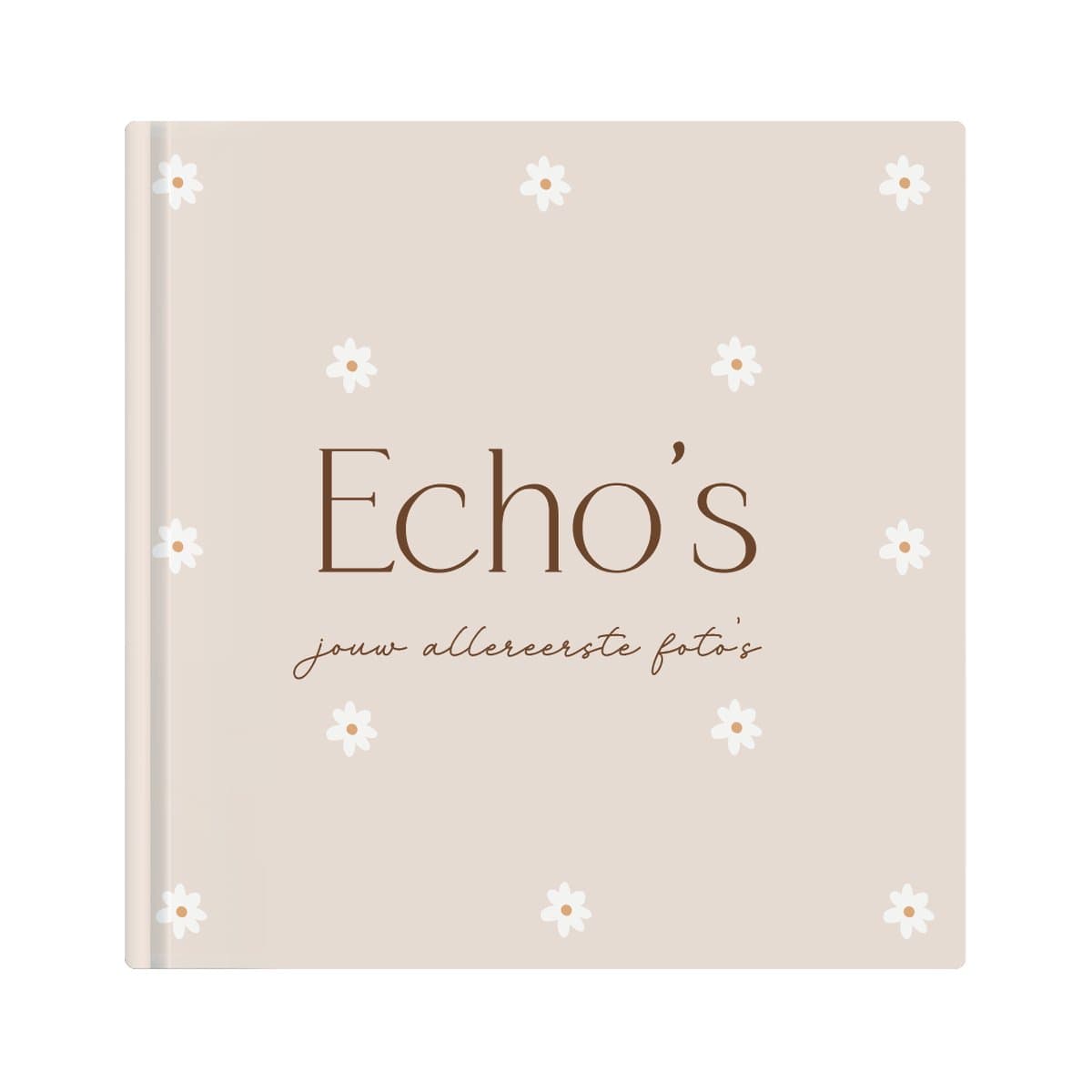 Echo boekje | Invulboek | echo foto's bewaren | zwangerschap | zwangerschapsboek | zwangerschapsdagboek | negenmaanden boek | madelief beige | Writemoments (EAN: 6097325184199): Eerste indruk design dat zacht fluistert