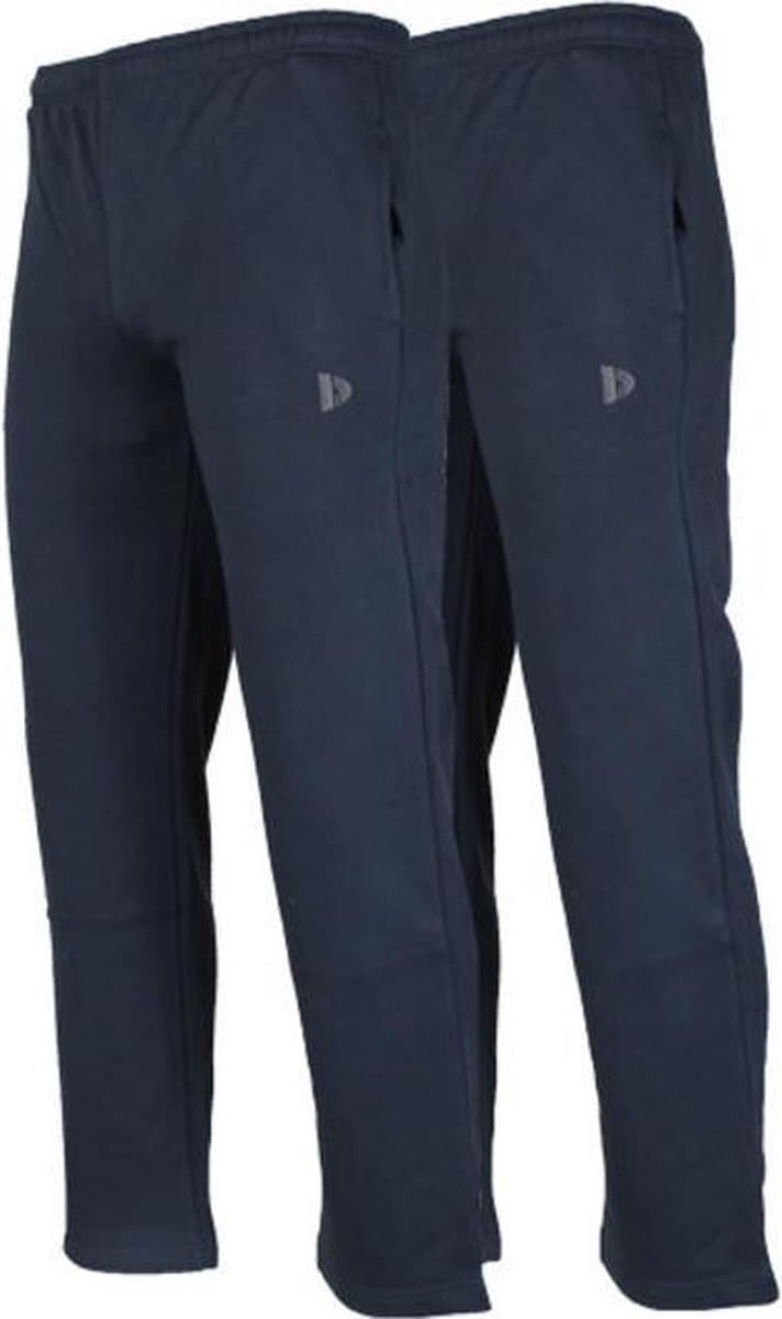 2-Pack Donnay - Joggingbroek rechte pijp (Wess) - Sportbroek - Heren - Navy (010) - maat XL (EAN: 8717528139168)