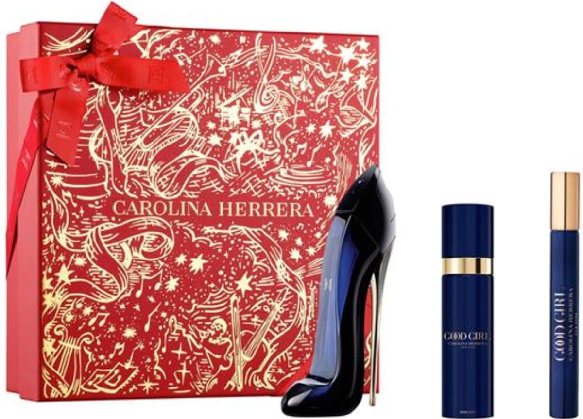 Carolina Herrera Good Girl Giftset - 50ml Eau De Parfum - 100ml Body Mist & 10ml Travelspray (EAN: 8411061122297)