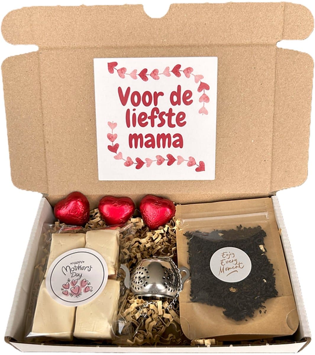 Mama thee mini cadeau - moederdag - mama - thee - chocolade - noga (EAN: 8721517900332)