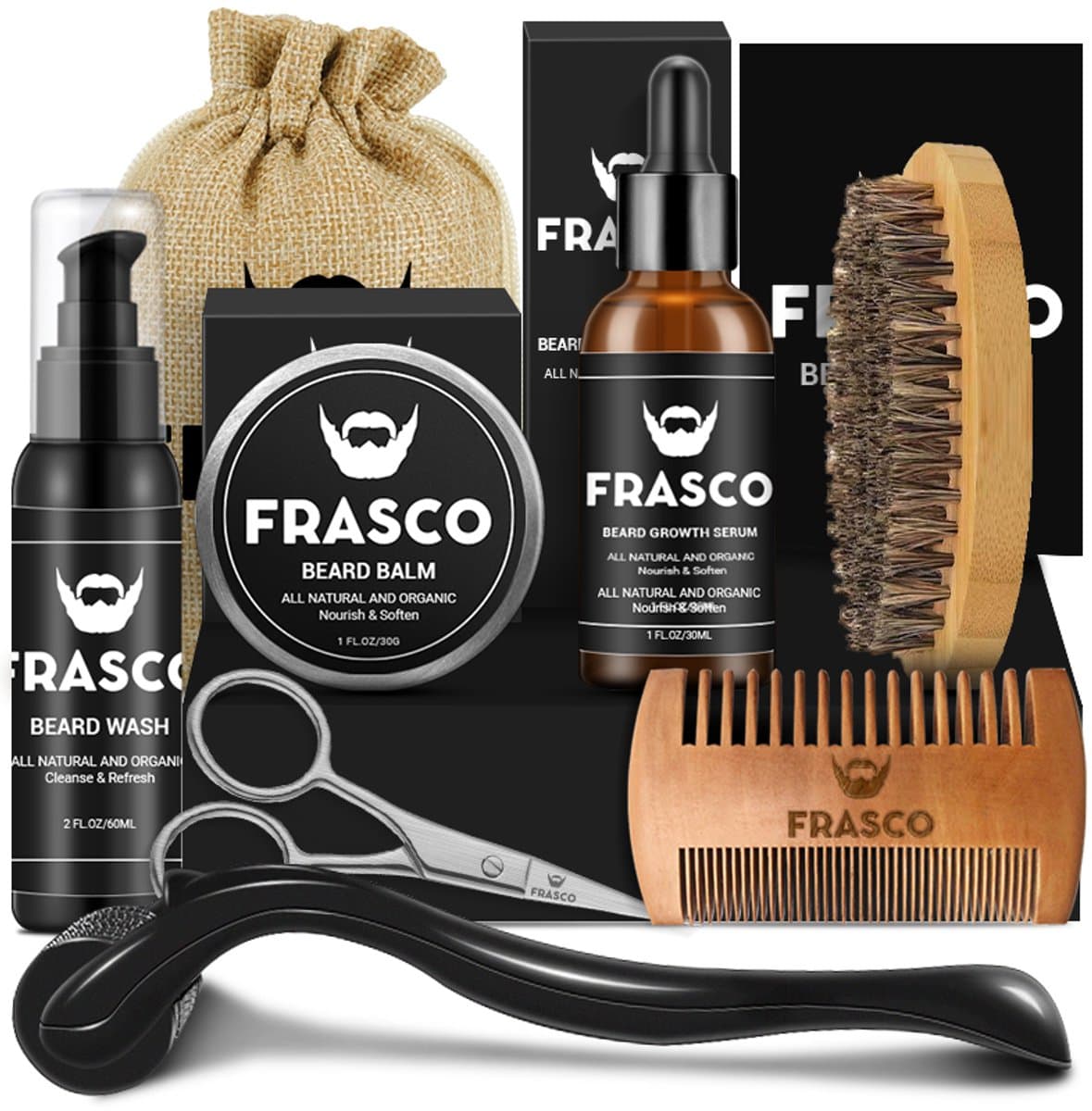 Beardcare - XXL Baardgroei kit - Baardverzorging Set - Baardkam - Dermaroller - Baardolie - Baardbalsem - 9 delig (EAN: 8721249358074): Wat is dit precies
