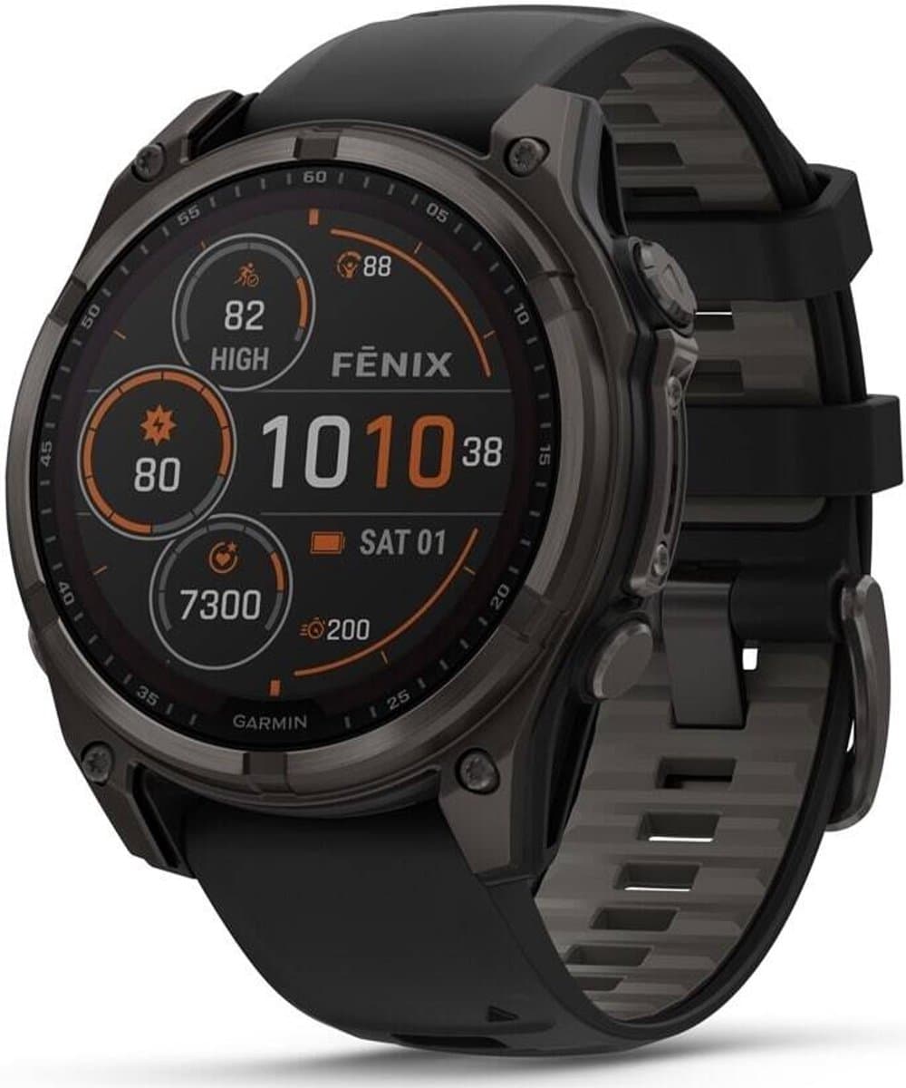 Garmin Fenix 8 Solar Sapphire 47mm - Carbon Gray DLC Titanium - Multisport GPS Smartwatch - Zwart/Grijs (EAN: 0753759339333): Niet alleen voor berggeiten, ook voor doe-het-zelvers