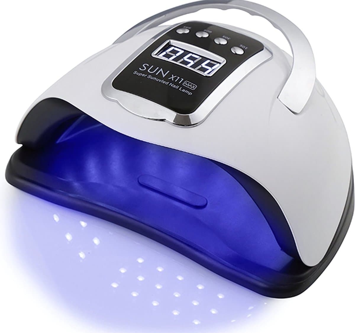 280 Watt UV LED Lamp Nagels - 66 Leds - SUN X11 MAX - Nagel UV Lamp - Gellak lamp - Nagellamp - Led - nagellamp voor gel nagellak - Nagellamp UV - Nagellamp Gelnagels - gellak - Nageldroger (EAN: 5430003833100): Is dit de heilige graal onder de na...