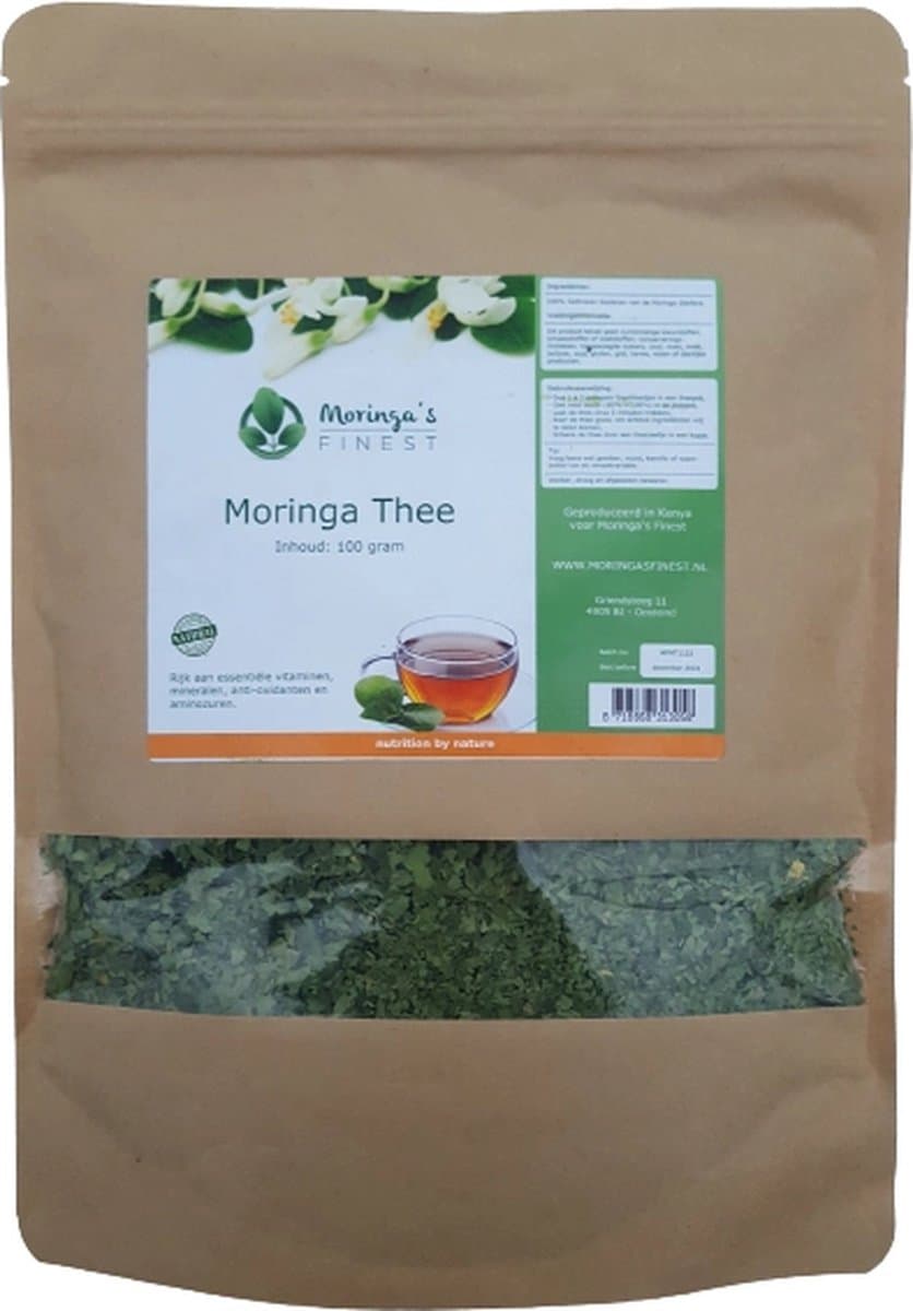 Moringa Oleifera Thee 100 gram - Moringa's Finest (EAN: 8718868313058): 1️⃣ Wat maakt Moringa-thee zo bijzonder