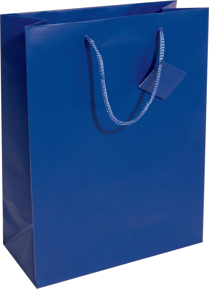 Sigel cadeautas - groot - 260x330x120mm - ultramarijn blauw - SI-GT503 (EAN: 4004360797590)