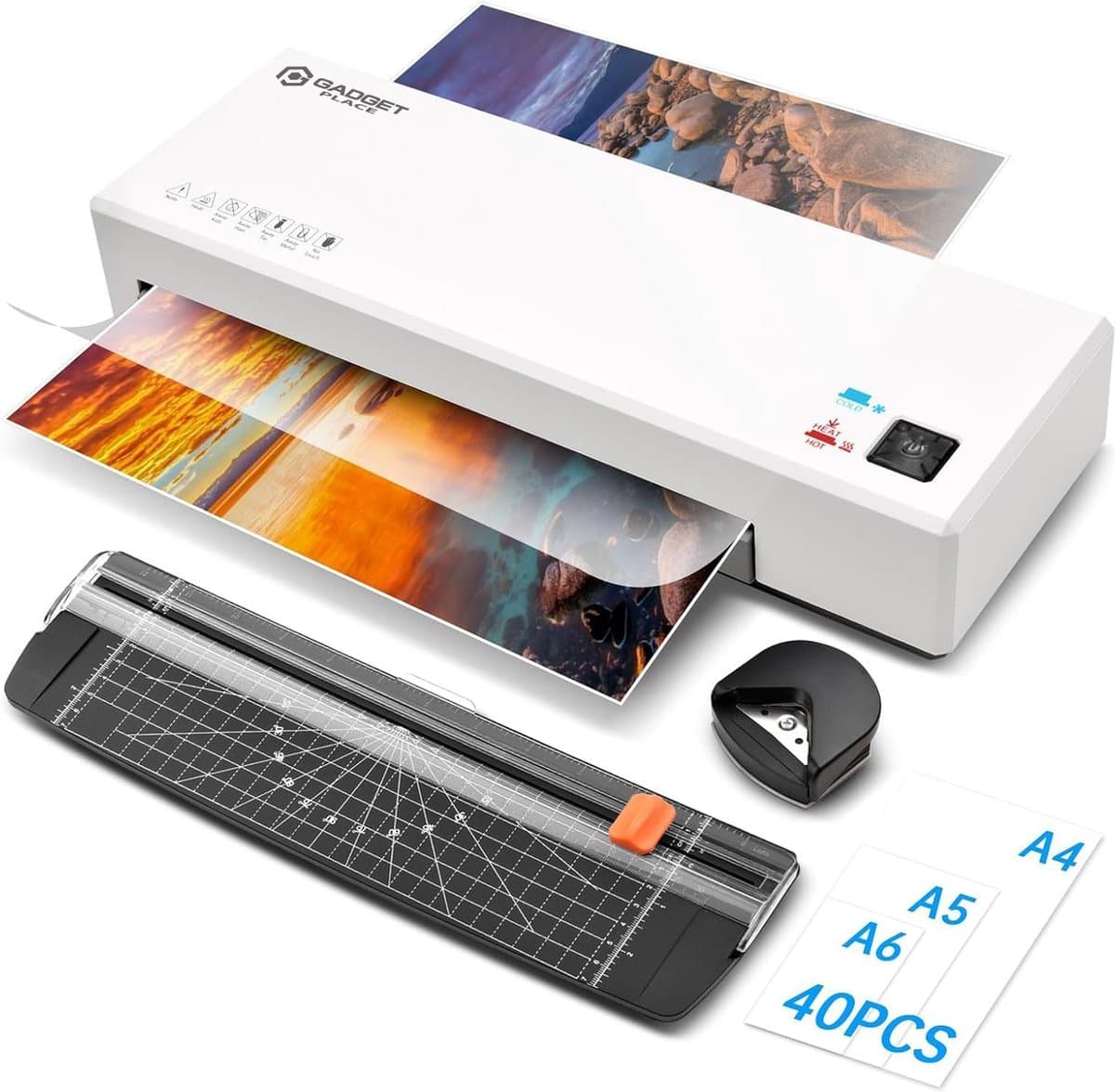 Gadgetplace Lamineerapparaat A4 met 40 Lamineerhoezen - Warm & Koud - Hoeksnijder - Lamineermachines - Plastificeerapparaat - Lamineer - Laminator (EAN: 8721117500444): Waarom ik dit apparaat heb uitgekozen