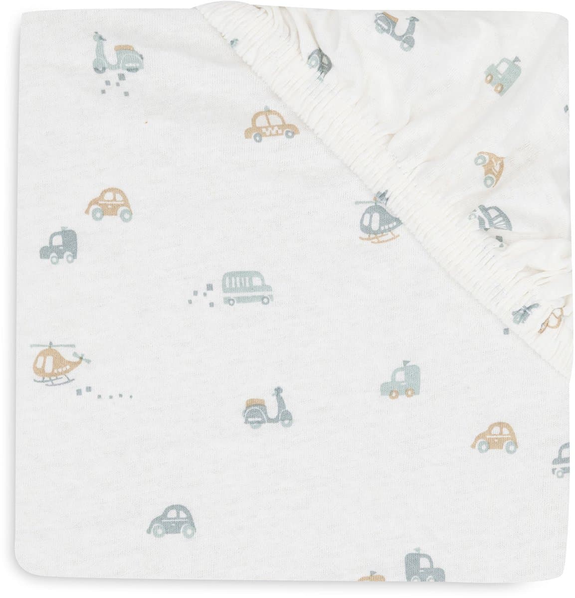 Jollein Baby - Hoeslaken Jersey 60x120cm - Ledikant Babybed - Zacht Katoen - On The Go (EAN: 8717329393288)