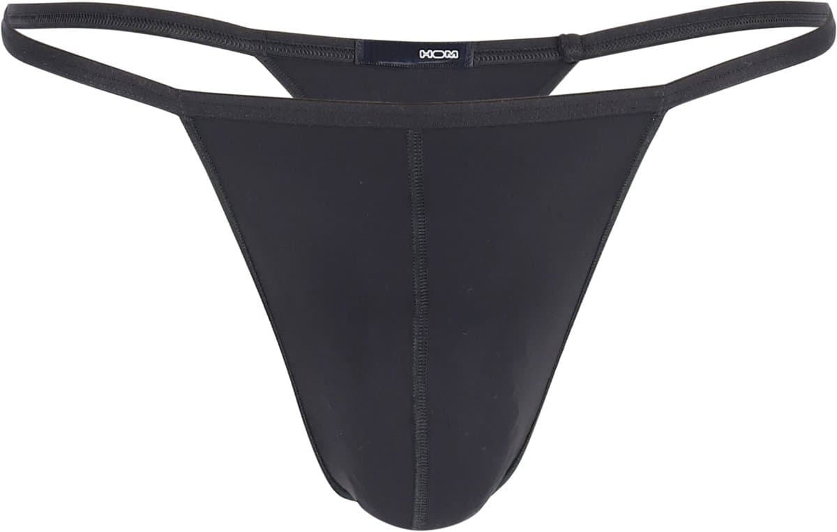 HOM - Plume G-String (1-pack) - Heren string - Zwart - Maat L (EAN: 9009984086582)