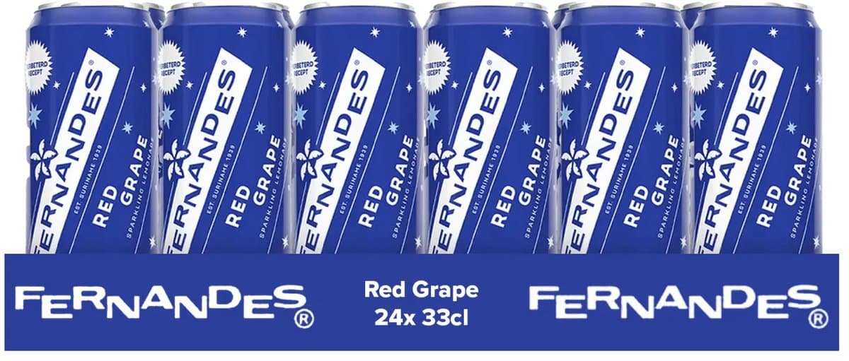 Tray Fernandes - Red Grape - Sleekcan - 24x33cl (EAN: 8710642036788)